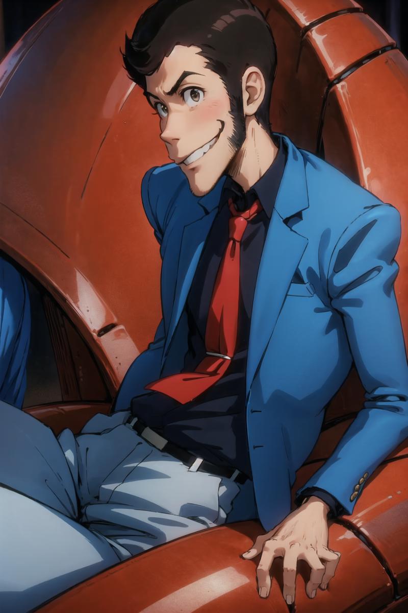 10947-2644789194-, lupin, blue jacket, red tie, black shirt, smile, 1boy.png